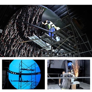 Cinéma volant en aluminium Roller Coaster électrique Kids Educational Spherical Theater Playhouse for Home Garden Adventure Park - Product Image 5