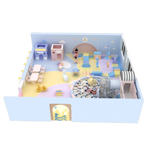 <b>Candy</b> Theme Indoor Playground With Ball Pool And Slide For Kids Play Area - Product Image 3