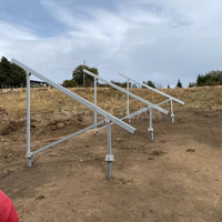 Système de structures de support solaires pour montage au sol, système de montage au sol pour tuiles solaires