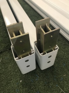 Porterías Profesionales de Fútbol Sala 5 en 1 con Ruedas, Porterías de Aluminio <span class=keywords><strong>LYM</strong></span>-300A para Entrenamiento - Product Image 5