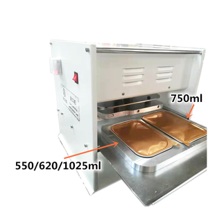 Máquina Selladora de Envases de Papel de Aluminio Eléctrica/Manual con Motor, para Cajas y Tazones, Sellado Térmico Paralelo, Personalizada para Alimentos - Product Image 5