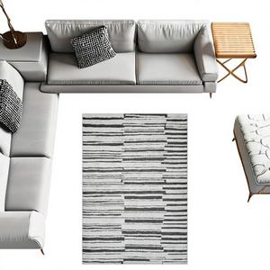 พรมตุรกีที่ทันสมัยมากที่ผลิตโดยพรมสีทองตกแต่งบ้านหรูหรา - Product Image 1