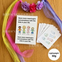 Cartes Flash Cognitives Colorées ZS – Jeu d'Apprentissage pour Enfants, Ensemble de Cartes de Mémoire et de Questions pour l'Éducation Précoce (2-6 ans) – Modèle en Papier