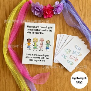 Cartes flash cognitives colorées, jeu d'apprentissage pour enfants, jeu de cartes de questions de mémoire pour l'éducation précoce - Product Image 4