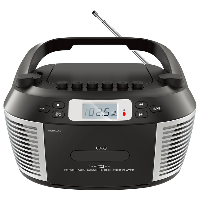 Cross-border CD Player for USB Music Playback Retro Multifunctional Cassette Tape Player Boombox 5W Output