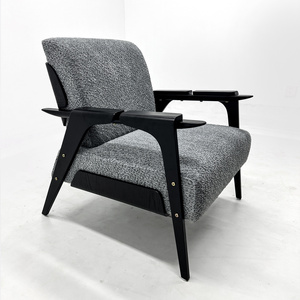 <span class=keywords><strong>Fauteuil</strong></span> <span class=keywords><strong>Fly</strong></span> en bois de design moderne chaise longue en tissu pour meubles de maison style loisirs élégant pour panneau de <span class=keywords><strong>salon</strong></span> - Product Image 4
