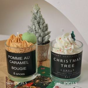 Wholesale Cream Color Soy Wax Scented <strong>Candles</strong> Long Burning Fruit Scented Home Decoration Smokeless Yoga Wick Small Model - Product Image 3