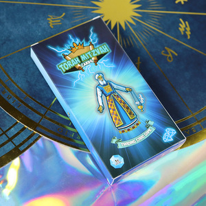 Cartes à collectionner laminées mates personnalisées en gros du fabricant Premium Impression de logo Étoiles brillantes Rare papier de jeu TCG - Product Image 2