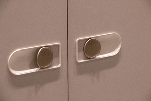 Armario <span class=keywords><strong>de</strong></span> oficina alto moderno personalizado, estantería MDF a prueba <span class=keywords><strong>de</strong></span> humedad <span class=keywords><strong>con</strong></span> panel <span class=keywords><strong>de</strong></span> <span class=keywords><strong>madera</strong></span> <span class=keywords><strong>de</strong></span> nivel E0, armario francés <span class=keywords><strong>con</strong></span> recubrimiento en polvo - Product Image 4