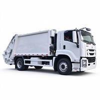 Camion compacteur hydraulique diesel manuel Isuzu 4x2 pour la collecte de déchets à grande échelle, collecte de déchets municipaux et urbains