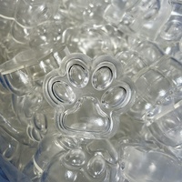 Coque de boule vide en TPR, best-seller, pour DIY, ultra-transparente, souple, anti-stress, à presser, pour création de boules anti-stress personnalisées