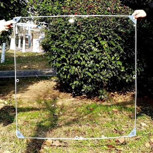 Bâche en PVC robuste, imperméable, résistante aux déchirures et aux intempéries, <span class=keywords><strong>pour</strong></span> <span class=keywords><strong>serre</strong></span>, <span class=keywords><strong>balcon</strong></span>, jardin - Product Image 2
