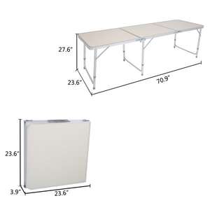 Aluminum <b>Folding</b> <b>Table</b> for Versatile Home Use - Product Image 5