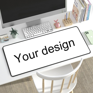 Nhà máy tùy chỉnh chuột lớn Mat trắng có thể in Bàn phím pad bất kỳ kích thước trống vải cao su thăng hoa bán buôn Cổ Phiếu có sẵn - Product Image 3