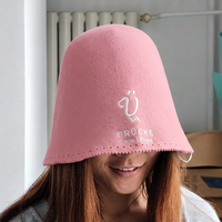 Chapeau de bain de sauna vintage en feutre de laine mérinos 100 % naturelle, léger, lavable, épaisseur 3 mm, pour adulte, prix abordable