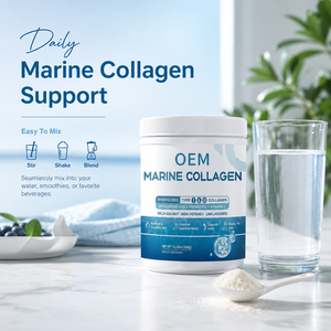 Poudre à Boire de <span class=keywords><strong>Collagène</strong></span> <span class=keywords><strong>Marin</strong></span> Pur <span class=keywords><strong>Bio</strong></span> Organique à Marque Privée, Protéine de <span class=keywords><strong>Collagène</strong></span> de Poisson <span class=keywords><strong>Marin</strong></span>, Acide Hyaluronique pour la Peau Adulte - Product Image 4