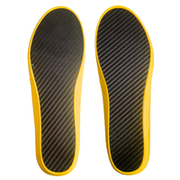 Plantillas de fibra de carbono completa, amortiguadoras y de alta elasticidad, con soporte para el arco, para deportes de baloncesto, para adultos.