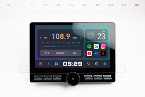 TOPSOURCE, pantalla de 10,6 pulgadas, Android, 4 núcleos, navegación, reproductor de coche, sistema de Audio para coche, Radio, GPS, vídeo, reproductor de DVD, Carplay Auto - Product Image 3