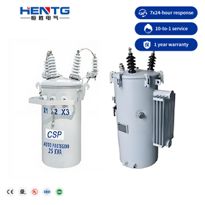 Một pha cực gắn biến áp 10KVA 100kva 220V kép 10KV/11kv giá 15kVA 25kva 37.5kva 50kva 100kva 375kva mô hình - Product Image 4