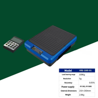 Balance électronique sans fil à grand écran rétroéclairé en alliage d'aluminium de qualité industrielle pour la logistique d'entreposage