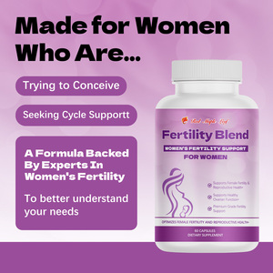 Cápsulas <span class=keywords><strong>de</strong></span> Vitaminas para el Apoyo a la Fertilidad, Vitamina E/B6/B12 <span class=keywords><strong>de</strong></span> Alta Potencia + Ácido Fólico, Salud Reproductiva y Equilibrio del Ciclo - Product Image 6