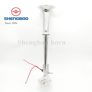 Bocina de aire de un solo tubo Shengbao, 12V, de aluminio, eléctrica, para camión/tren, para actualización/retrofit - Product Image 3