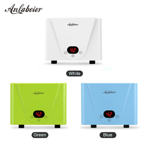 Chauffe-eau instantané moderne 5500W avec écran LED, sécurité ELCB, utilisation sous l'évier, design élégant, très populaire - Product Image 2