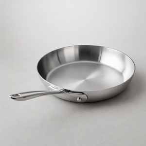 Sartén de acero inoxidable 201 al por mayor, sartenes de acero inoxidable, sartén de acero de 3,0mm de espesor para uso en restaurante - Product Image 1