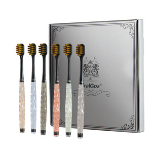OralGos Toothbrush Set 6Pcs Soft Bristle Adult Manual Cleaning <b>Gum</b> Care - Product Image 5