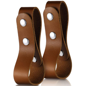 Fouet d'équitation tout-terrain transfrontalier avec sangle en cuir PU, ceinture de rangement, étui de fouet portable, support de fouet et anneau en cuir. - Product Image 5
