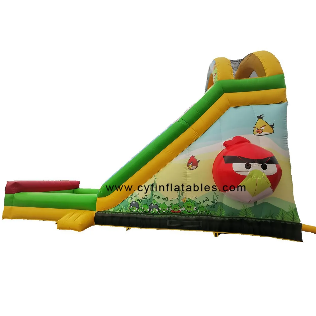 Angry Birds commercial backyard water slide large inflatable slide with water pool inflatable slide water