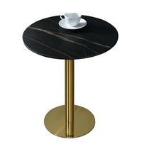 Table à manger et table basse de style commercial moderne de luxe, convertible, extensible, avec plateau en marbre et structure en fer pour café