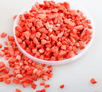 Fraises en dés lyophilisées-Qualité supérieure
