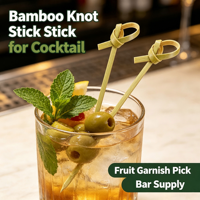 Fourniture d'usine – Brochettes décoratives en bambou bio en forme de cœur de 4 pouces, de qualité alimentaire, pour bar, desserts et apéritifs