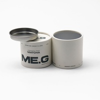 Emballage en tube de papier cylindrique biodégradable, écologique, recyclable, personnalisable, de qualité alimentaire, pour thé, matcha, bonbons, couleur personnalisée