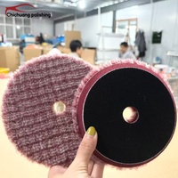 Tampon de polissage composite en laine haute densité de 5 pouces pour la finition du vernis automobile