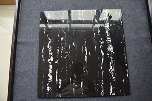 Carreaux de sol en marbre noir en porcelaine pour la maison, carreaux de céramique, matériaux de finition en porcelaine avec des veines blanches - Product Image 3