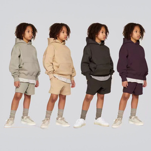 Abbigliamento Invernale per Bambini e Bambine all'Ingrosso, <span class=keywords><strong>Felpa</strong></span> con Cappuccio Personalizzata con Design a Lettere, Stampa Digitale e Ricamo - Product Image 1