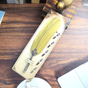 Ensemble de stylos de plumes, <span class=keywords><strong>calligraphie</strong></span> anglaise, écriture naturelle, ensemble de tampons, modèle ancien mécanique Punk, à encre - Product Image 4