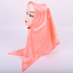 थोक फैशन सैटिन रेशम स्कार्फ कस्टम प्रिंट वर्ग स्कार्फ 90x90 - Product Image 6