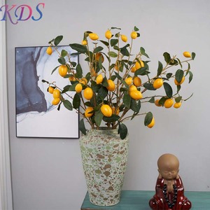 Limonero Artificial artificial de imitación de limón, decoración Artificial de plantas de imitación, árboles de Navidad de plástico, venta al por mayor - Product Image 4