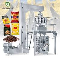 Machine d'emballage pour chips de maïs soufflé, snacks, noix, briques de riz 250g, et emballage de riz et sel avec injection d'azote