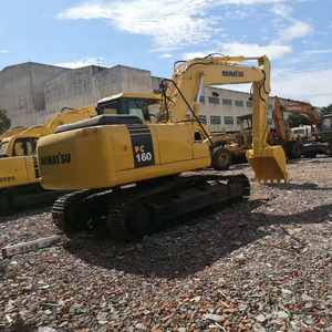 Excavatrice utilisée KOMATSU PC160-7 des prix bon marché excellente représentation Excavatrice utilisée KOMATSU à vendre - Product Image 1