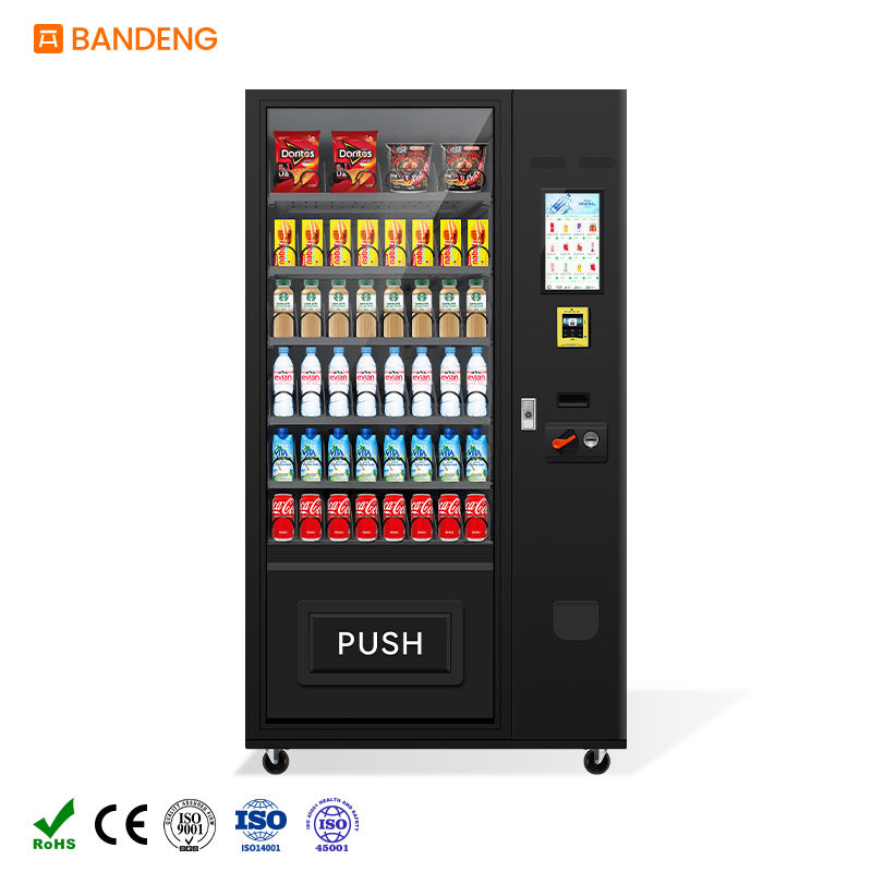 BANDENG Commercial Smart Vending Machine LED Display Compressor Cooling ...
