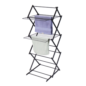 Support de Séchage en Métal Pliable à 3 Niveaux <span class=keywords><strong>pour</strong></span> Bébé, Étendoir à <span class=keywords><strong>Linge</strong></span>, Salle de Bains, Moderne et Durable - Product Image 6