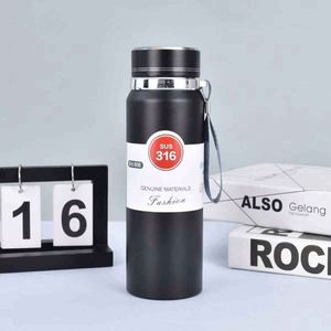 Stainless Steel Vacuum <b>Thermos</b> Bottle SUS316 Double Wall Insulated With Rope For Travel Modern Design - Product Image 3