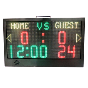Tùy chỉnh xách tay LED <span class=keywords><strong>scoreboard</strong></span> 24S shotclock Wifi kết nối có thể điều chỉnh cho thể thao khác nhau cho đội hiển thị tên - Product Image 3