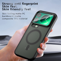 Coque Ultra-Fine Antichoc avec Cadre en TPU Souple et Dos PC Mat Transparent pour Xiaomi 17 Pro Max / 17 Pro