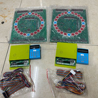 Kit DIY Arcade Mario de Haute Qualité pour Carte PCB Circulaire en Métal, Machine de Jeux Vidéo Gratuits avec Processeur et Câble CPU