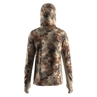Masque facial camouflage avec capuche pour homme, idéal pour la chasse et la pêche, respirant, à séchage rapide, évacuant la transpiration, pour le terrain accidenté